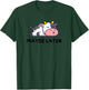 Maybe Later Sleeping Cow Lazy Funny T-Shirt - T-Shirt | Forest