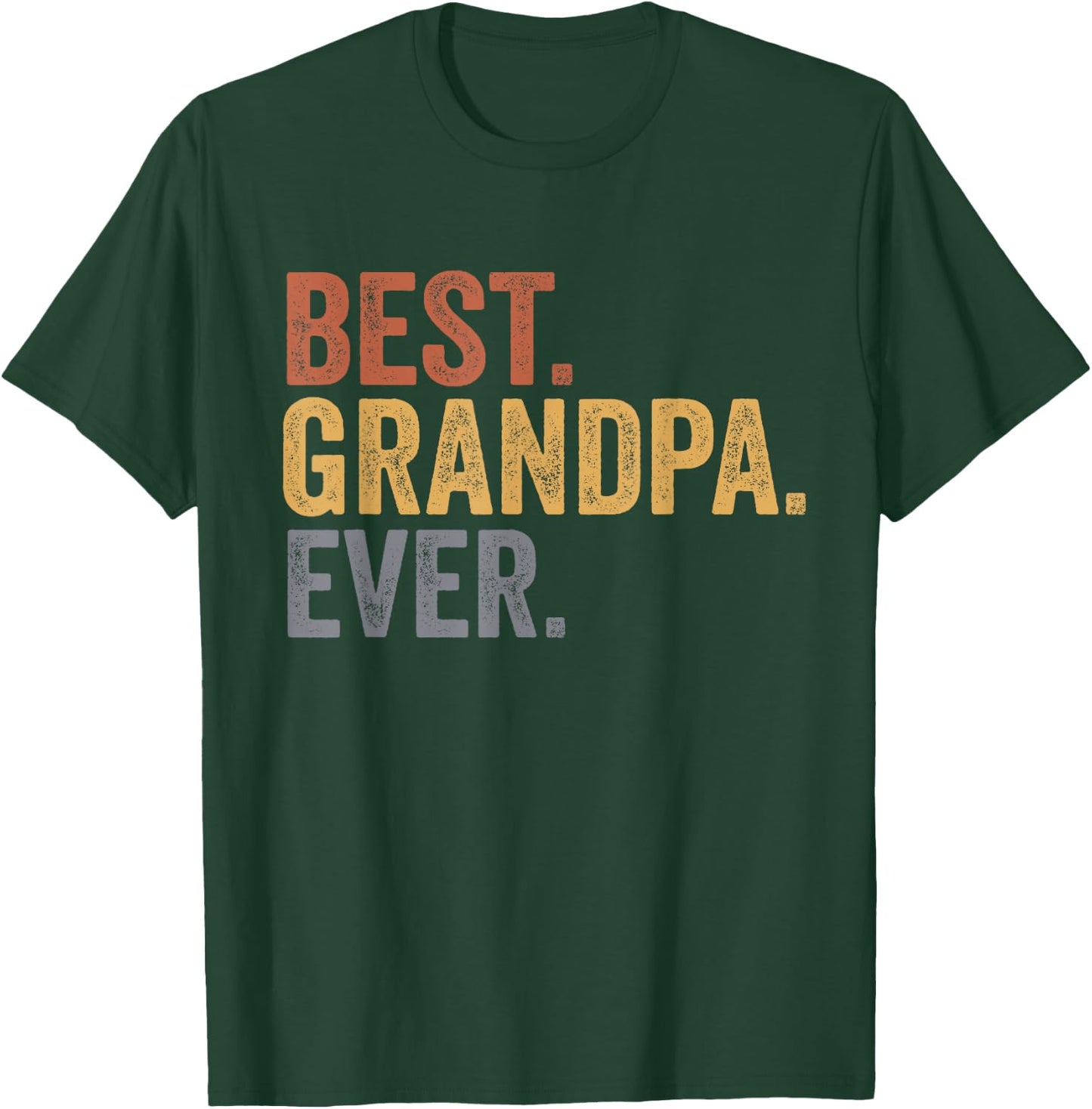 Best Grandpa Ever Gifts From Grandkids Grandpa Father's Day T-Shirt - T-Shirt | Forest