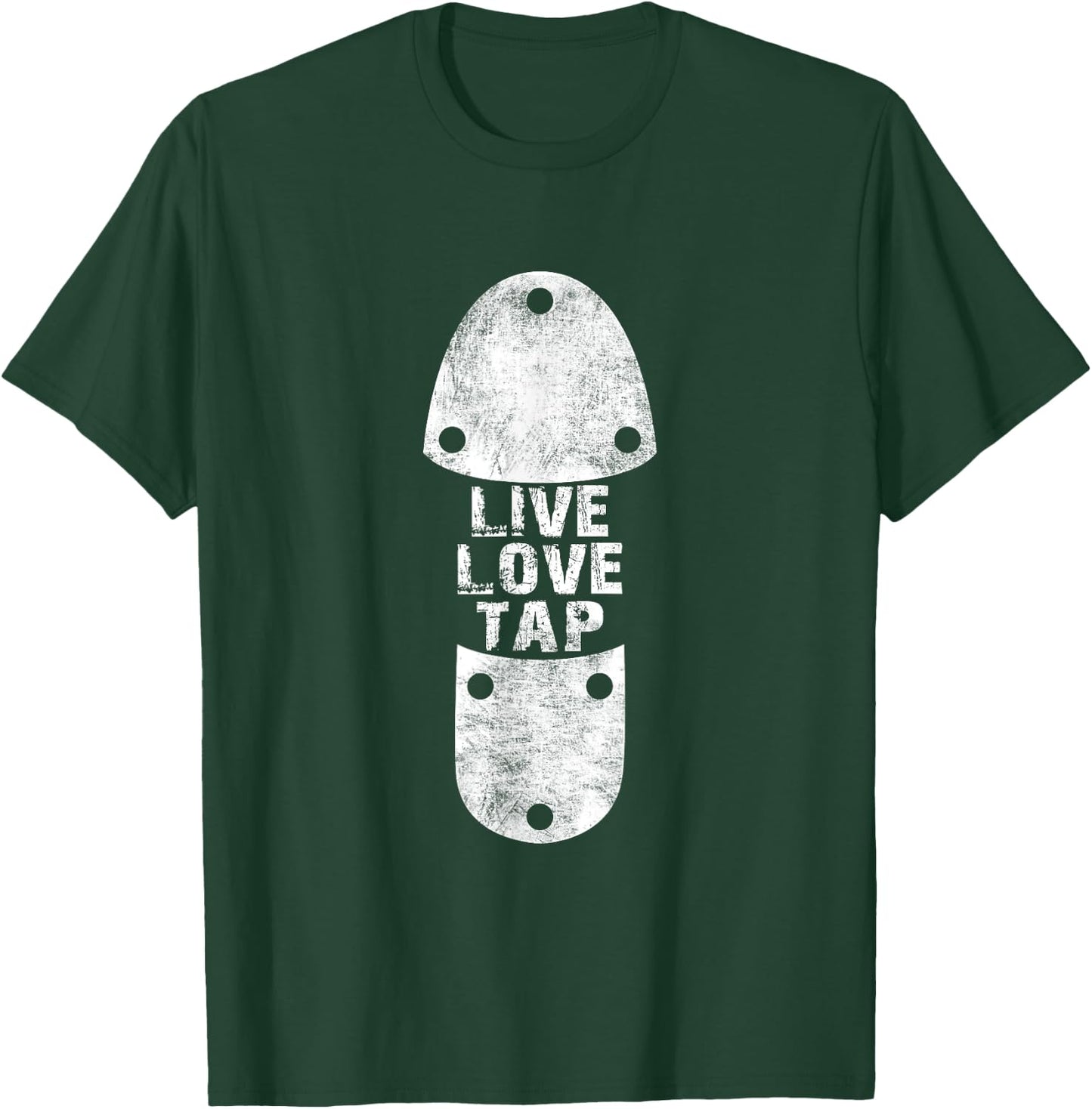 Tap Dances - Live Love Tap Distressed Gift Tap Dancers T-Shirt - T-Shirt | Forest