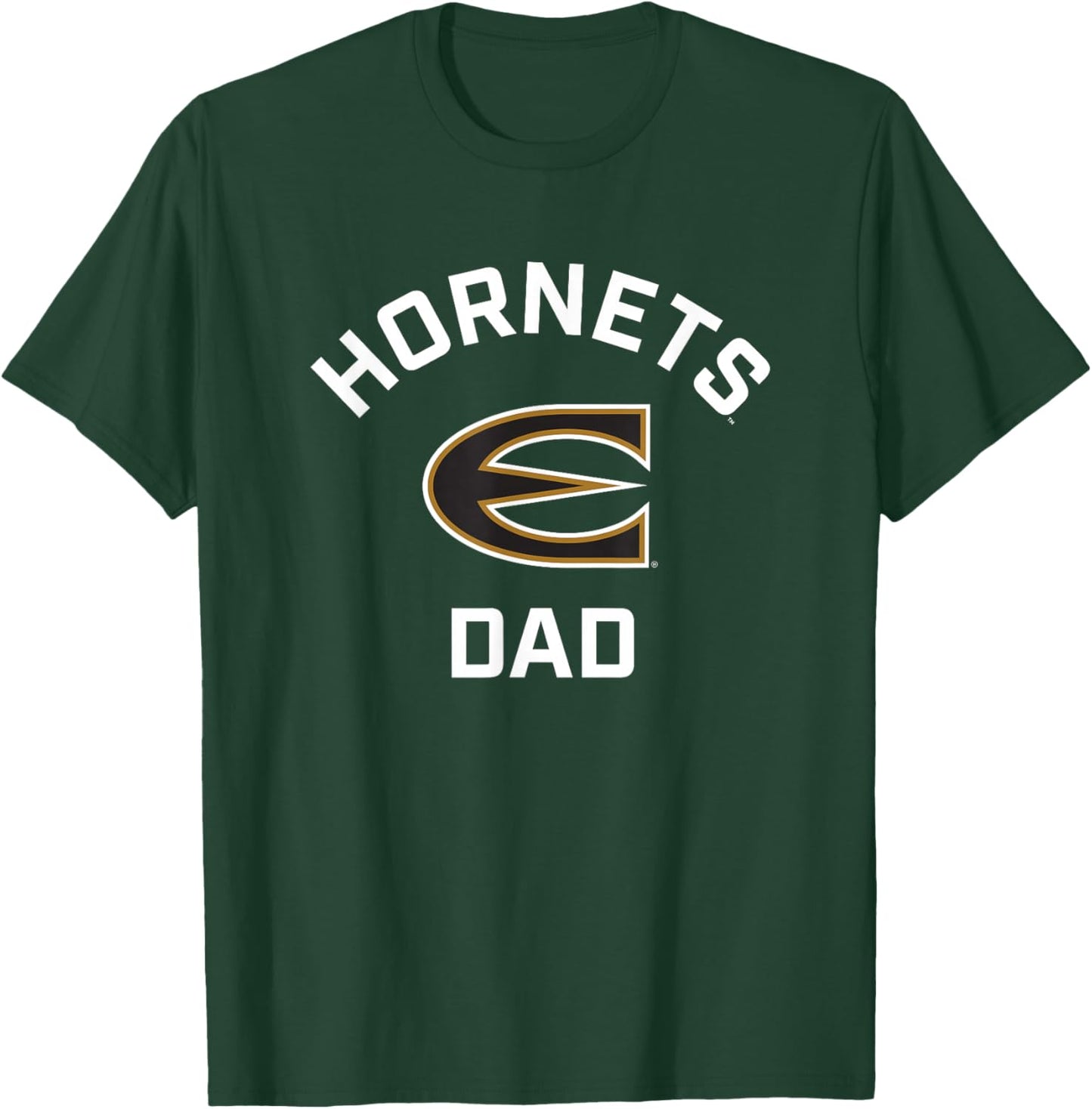 Emporia State University ESU Hornets Arched Dad T-Shirt - T-Shirt | Forest
