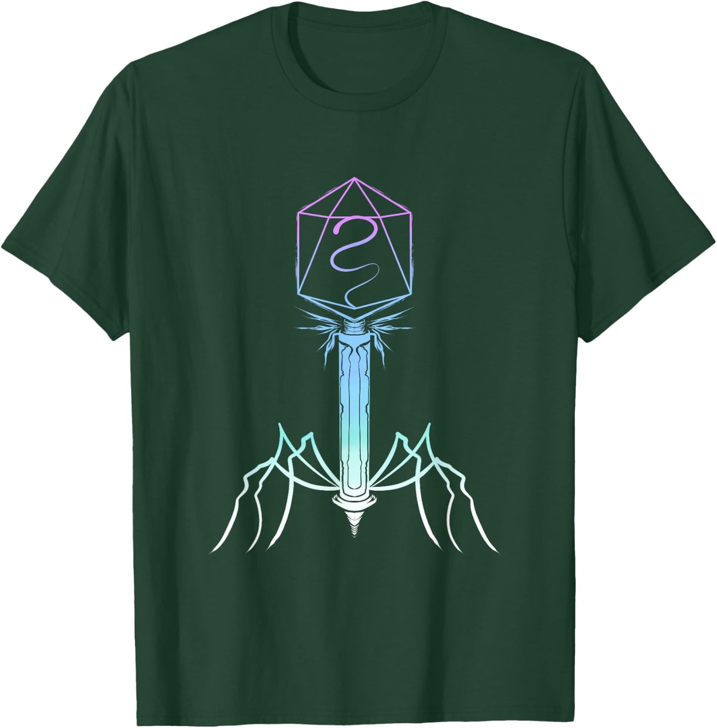 Microbiology Virus Biology Virology Viral Bacteriophage T-Shirt - T-Shirt | Forest