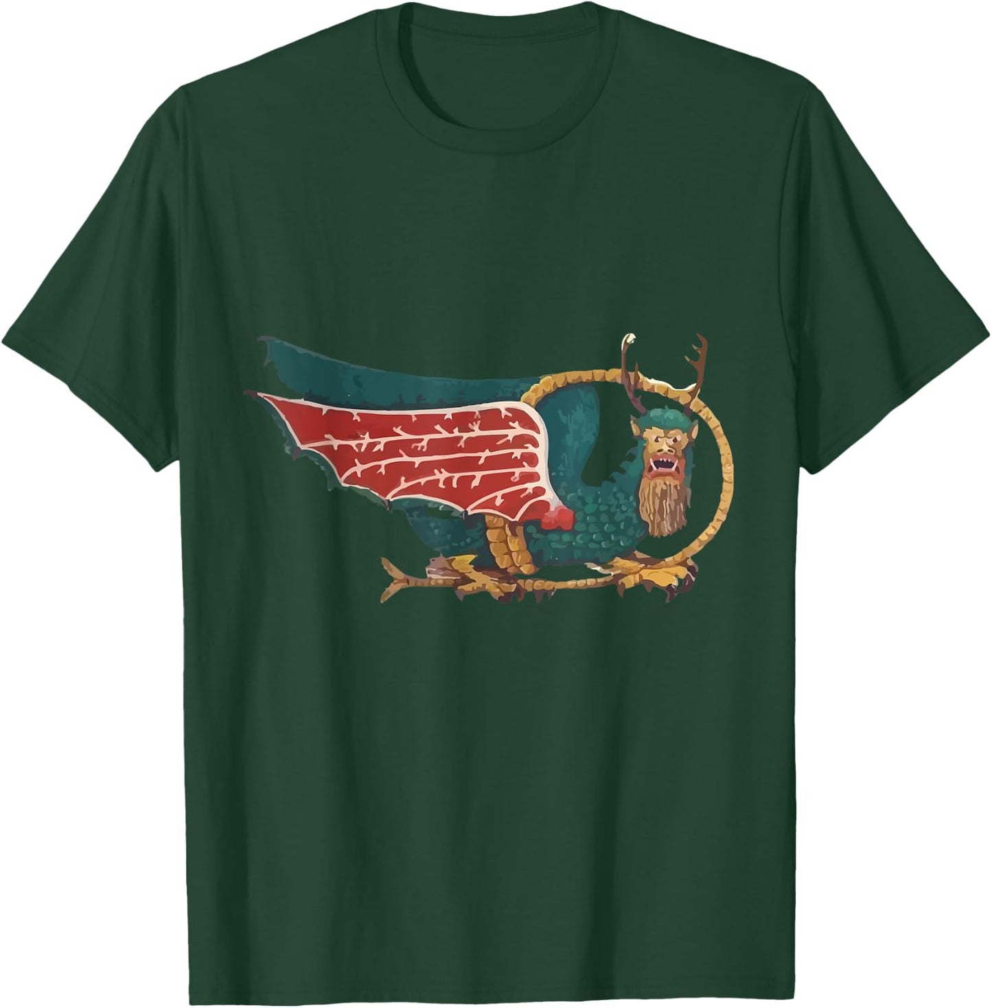 Indian Bird Piasa Dragon Lewis & Clark Expedition T-Shirt - T-Shirt | Forest