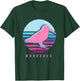 American Woodcock Bird Retro Vaporwave Unique Birding Gift T-Shirt - T-Shirt | Forest