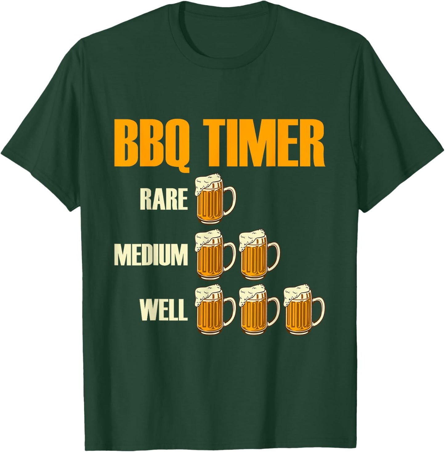 BBQ Timer Barbecue T-Shirt - T-Shirt | Forest