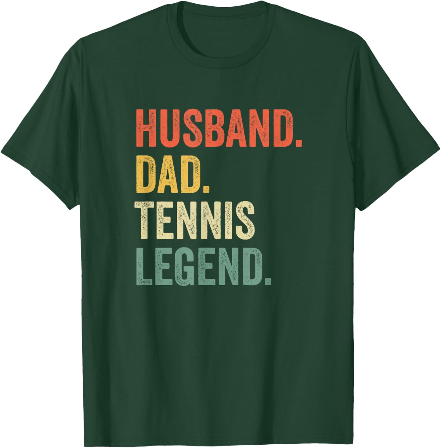 Tennis Player Husband Dad Tennis Legend Vintage T-Shirt - T-Shirt | Forest