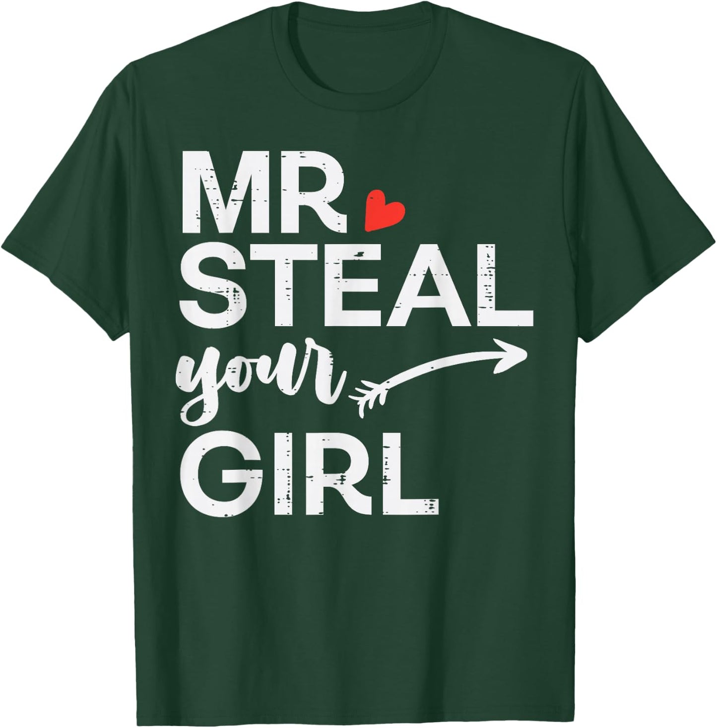 Valentines Day Mr Steal Your Girl Toddler Boys Kids Youth T-Shirt - T-Shirt | Forest