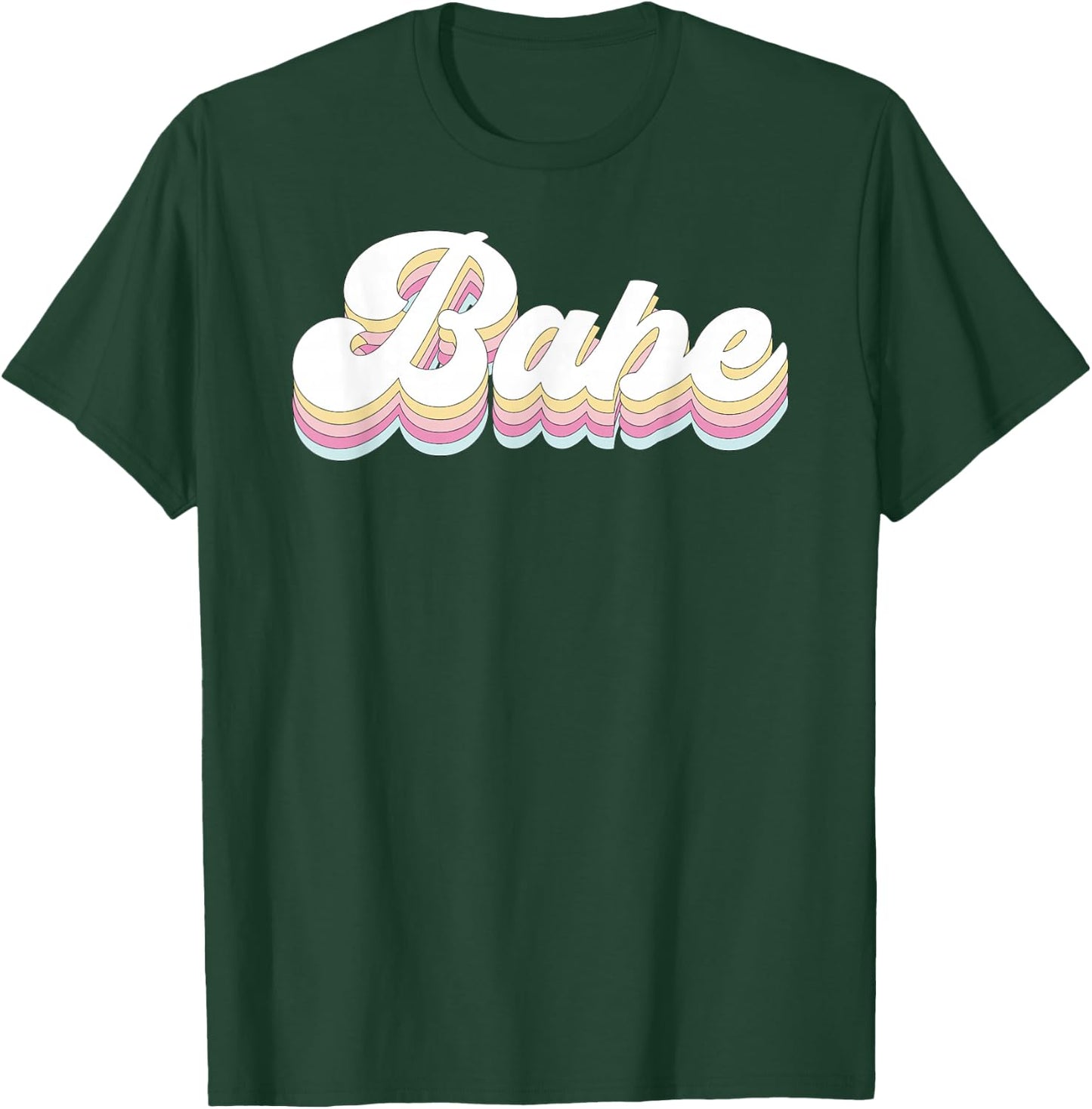Vintage Retro Babe Bridal Bachelorette Party Matching Gift Small T-Shirt - T-Shirt | Forest