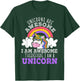 Unicorns Are Awesome I Am Awesome Therefore I Am A Unicorn T-Shirt - T-Shirt | Forest