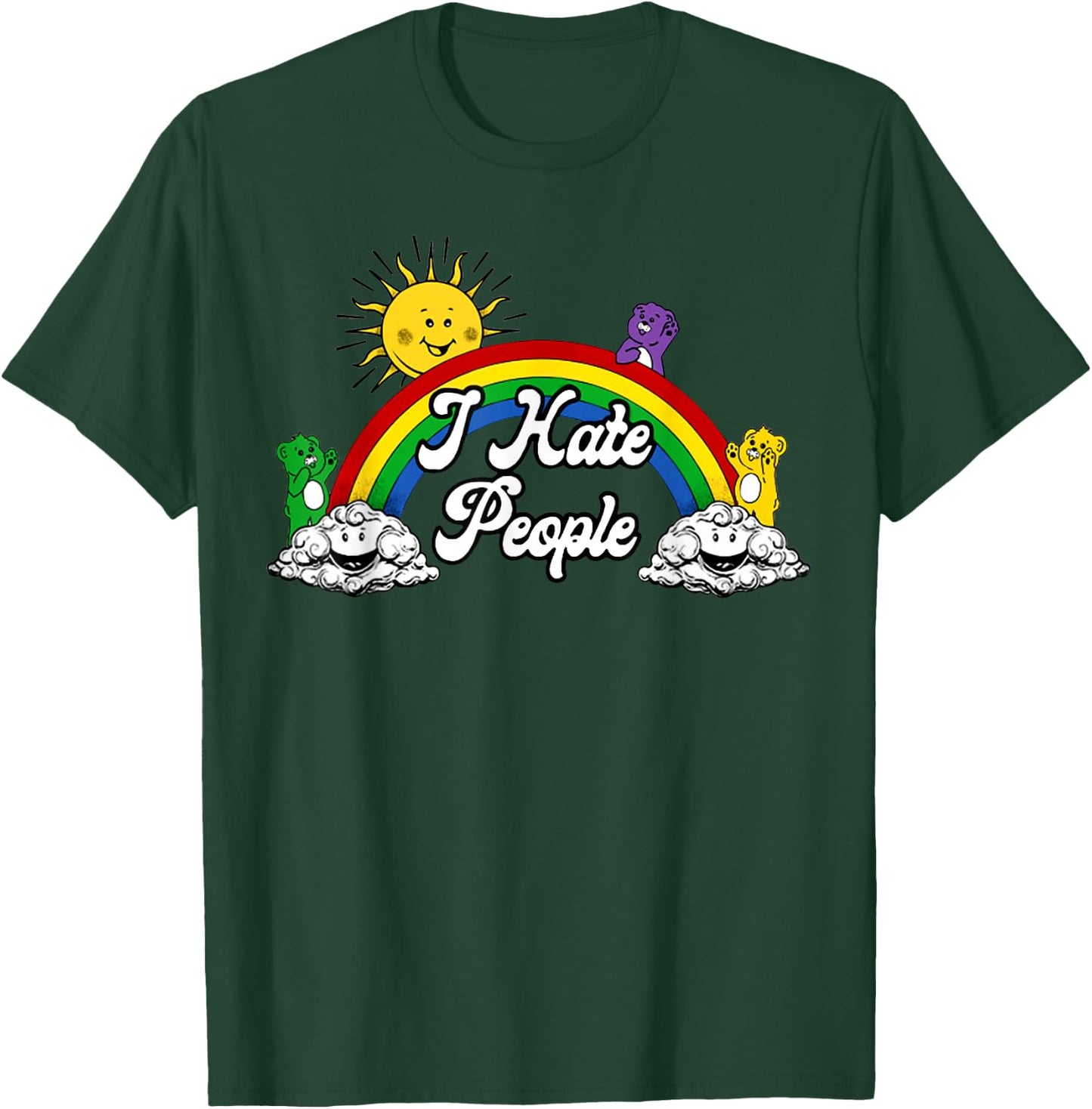 i Hate People t Shirt T-Shirt - T-Shirt | Forest