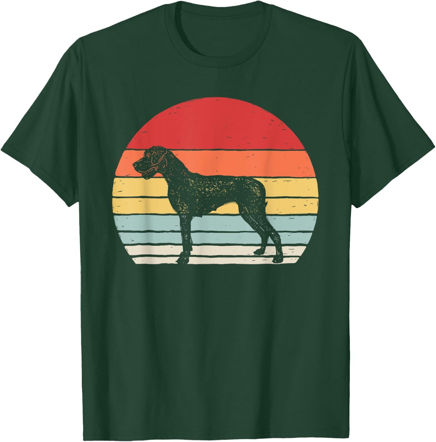 Vintage Retro Great Dane T-Shirt - T-Shirt | Forest