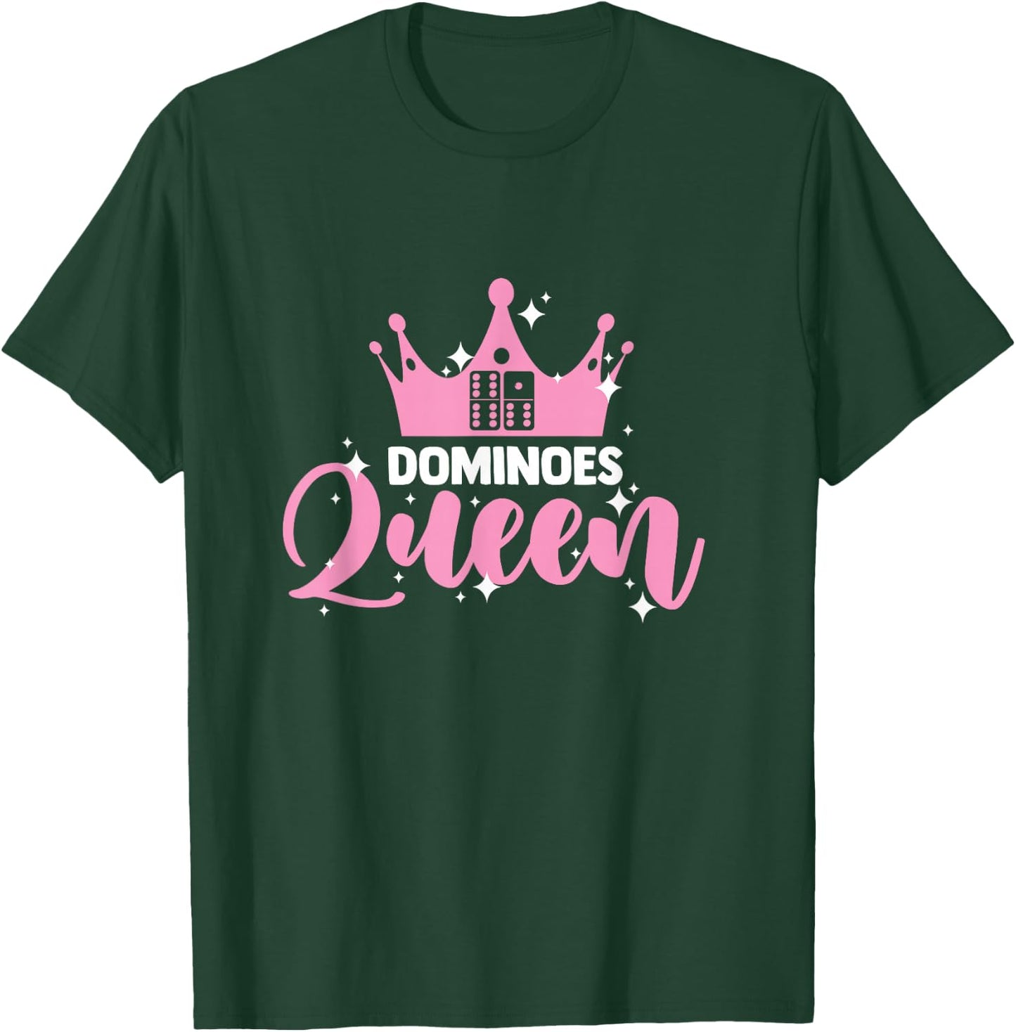 Dominoes Queen for an Domino Player T-Shirt - T-Shirt | Forest