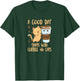 Cats Coffee A Good Day Starts With Coffee Cats T-Shirt - T-Shirt | Forest