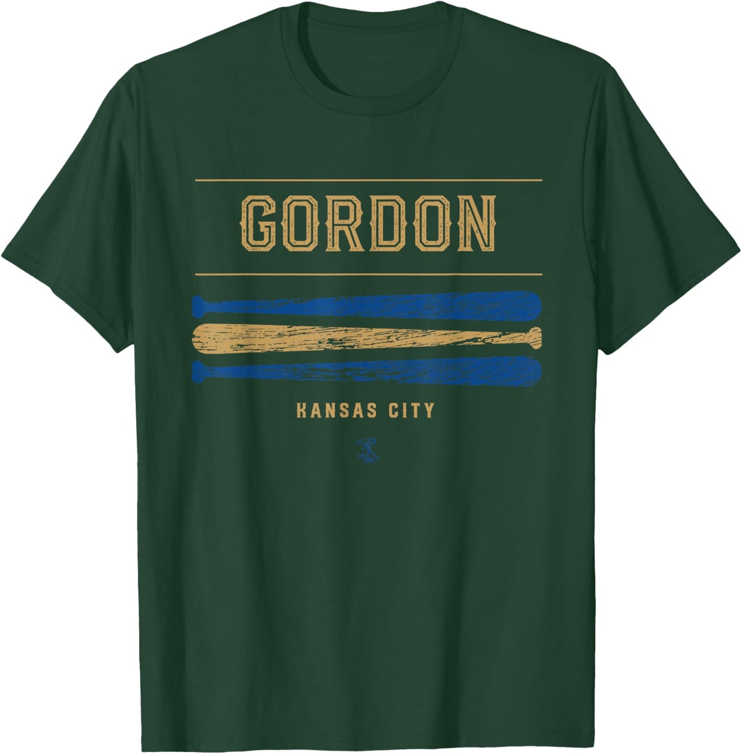 Alex Gordon Vintage Baseball Bat Gameday T-Shirt - T-Shirt | Forest