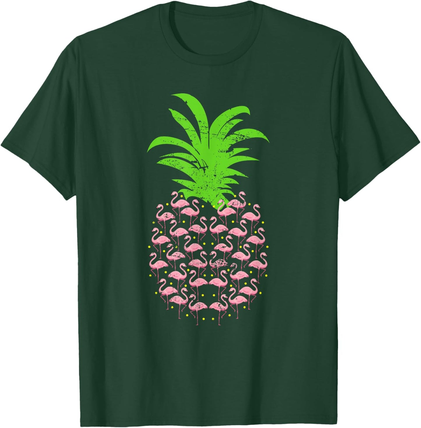 Pineapple Flamingo T-Shirt - T-Shirt | Forest