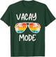 Vacation Summer Sunglasses and Palm Trees Vacay Mode Ocean T-Shirt - T-Shirt | Forest