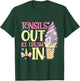 Tonsils Out Ice Cream In Unicorn Children Get Well T-Shirt - T-Shirt | Forest