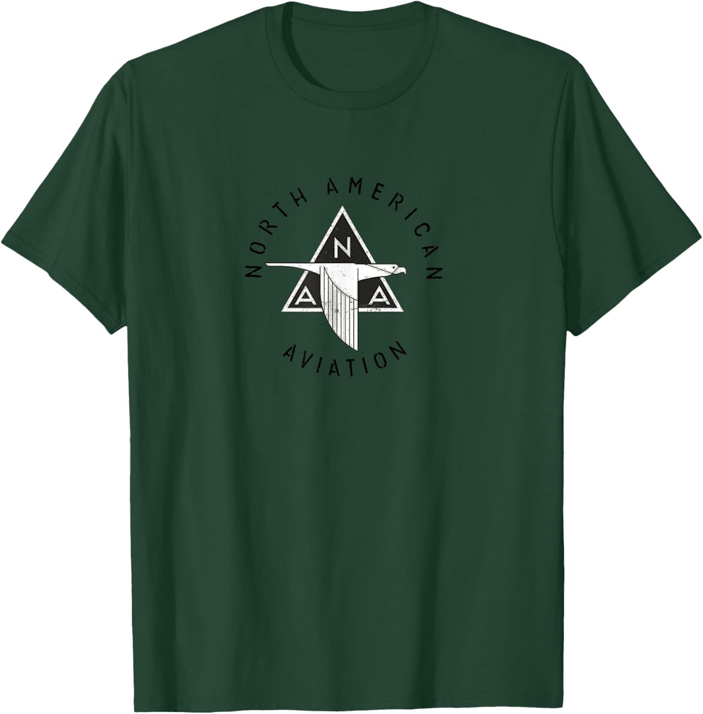 Military clothing aircraft of WW2 North American Aviation , Small, Grey T-Shirt - T-Shirt | Forest
