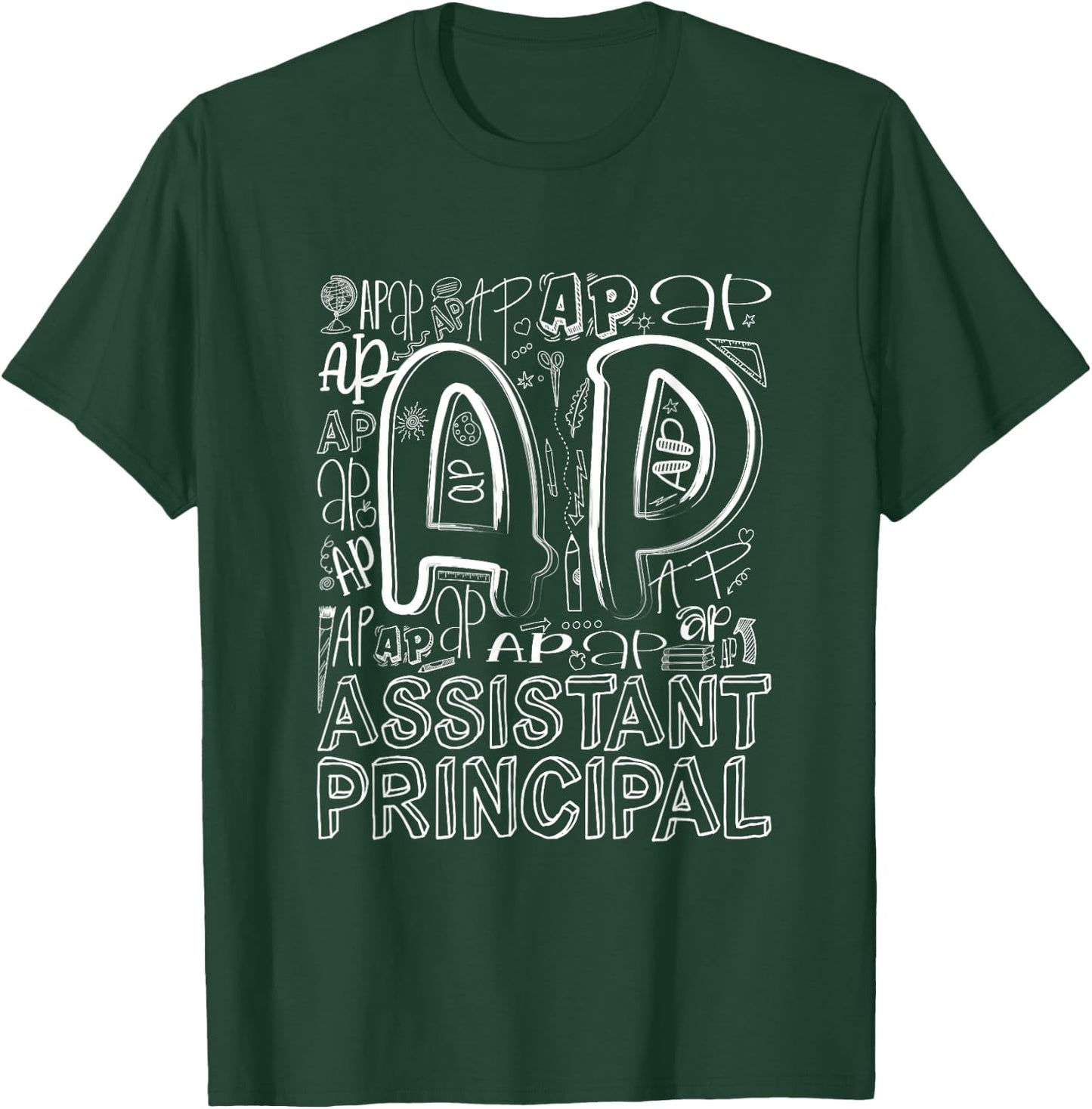 Assistant Principal Teacher Appreciation Week Cute Men Women T-Shirt - T-Shirt | Forest