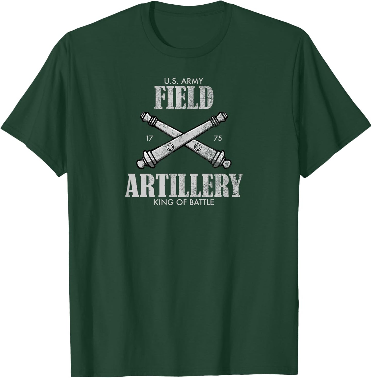 Field Artillery (distressed) T-Shirt - T-Shirt | Forest