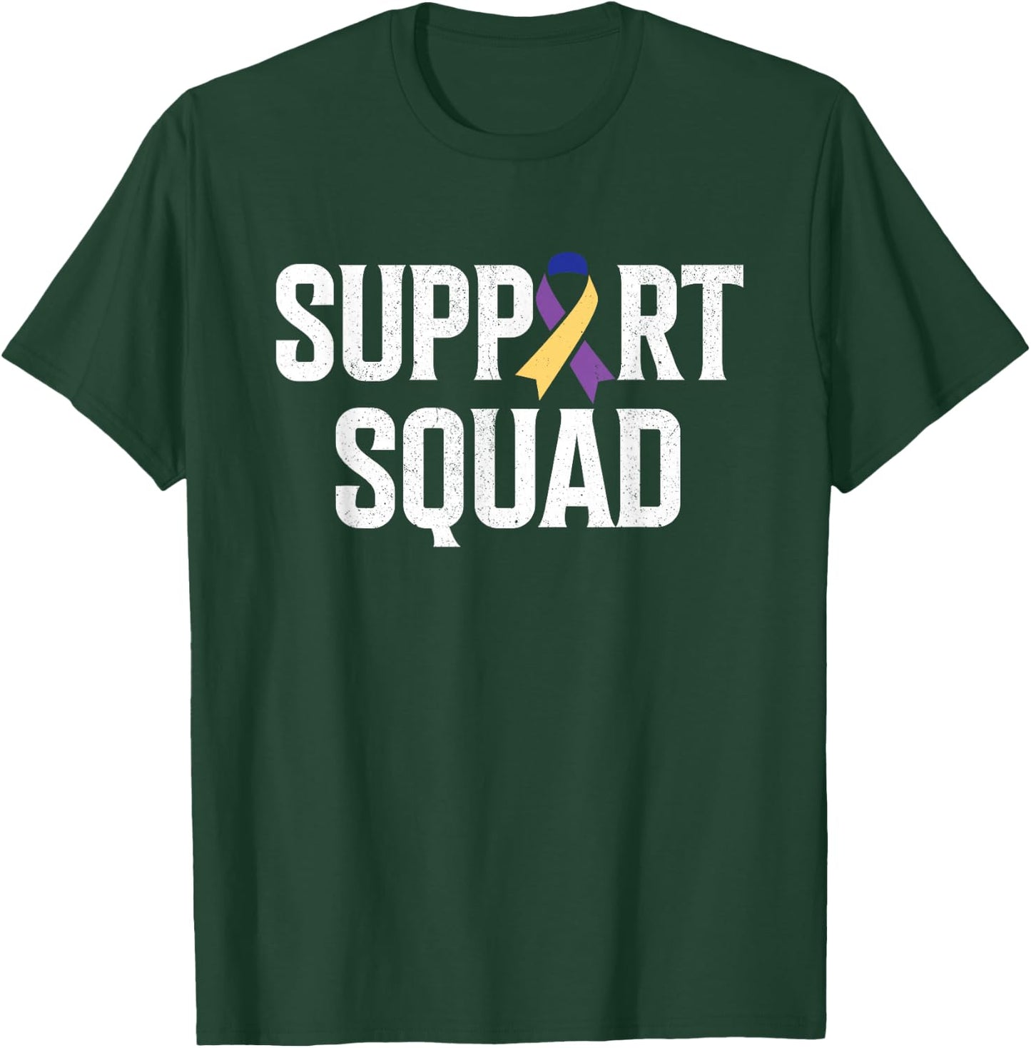 Bladder Cancer Support Squad Bladder Cancer Awareness T-Shirt - T-Shirt | Forest