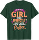 Funny Nap and Coffee Lover Girl Type Quote T-Shirt - T-Shirt | Forest
