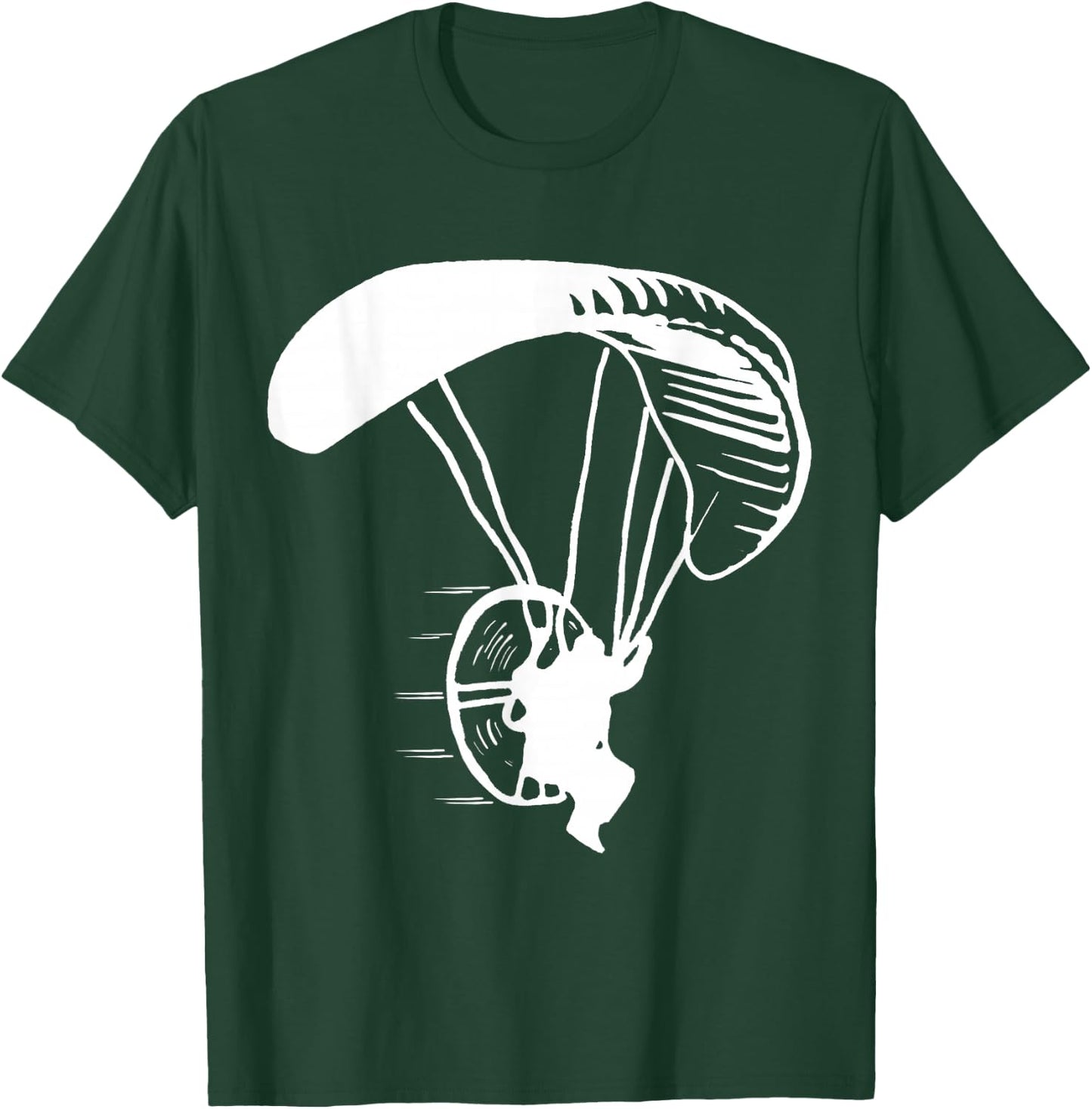Evolution Paramotoring Backpack Motor PPG T-Shirt - T-Shirt | Forest