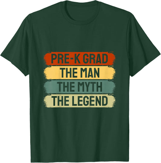Kids Pre-K Grad 2026 Pre-K Kids Prek Graduation T-Shirt - T-Shirt | Forest