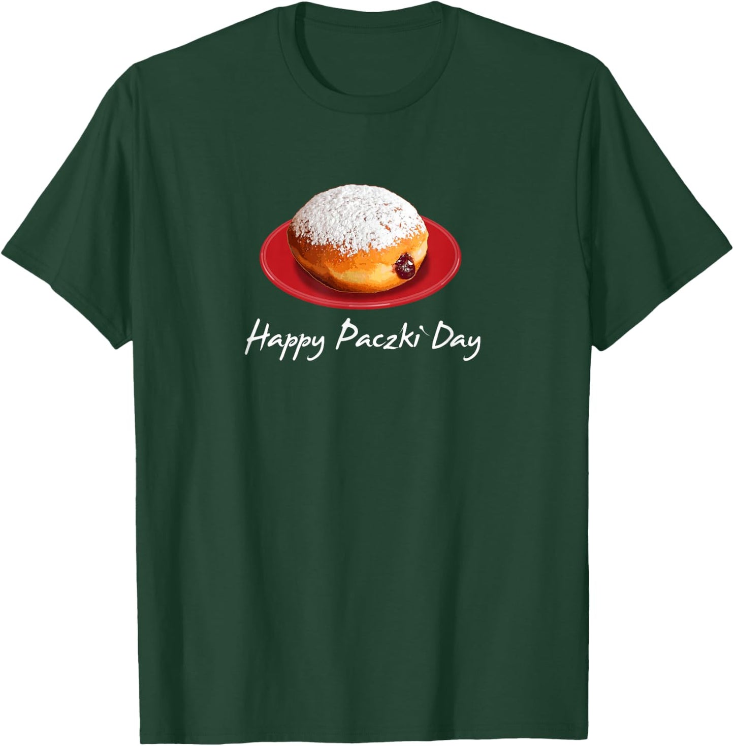 Polish Jelly Filled Donut Fat Tuesday T-Shirt - T-Shirt | Forest