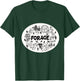FORAGE ~ Mushroom Foraging ~ Chanterelle Morel ~ Linocut T-Shirt - T-Shirt | Forest