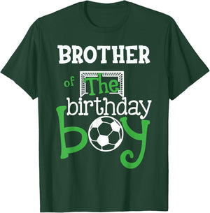 Brother of The Birthday Boy Soccer Player Matching Family T-Shirt - T-Shirt | Forest