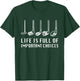 Funny Life Is Full Of Important Choices Golf Lover T-Shirt - T-Shirt | Forest