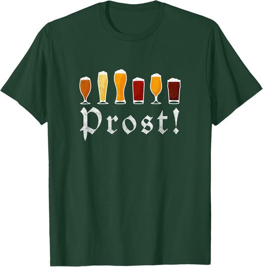 Oktoberfest Prost Celebrate Diversity Beer T-Shirt - T-Shirt | Forest