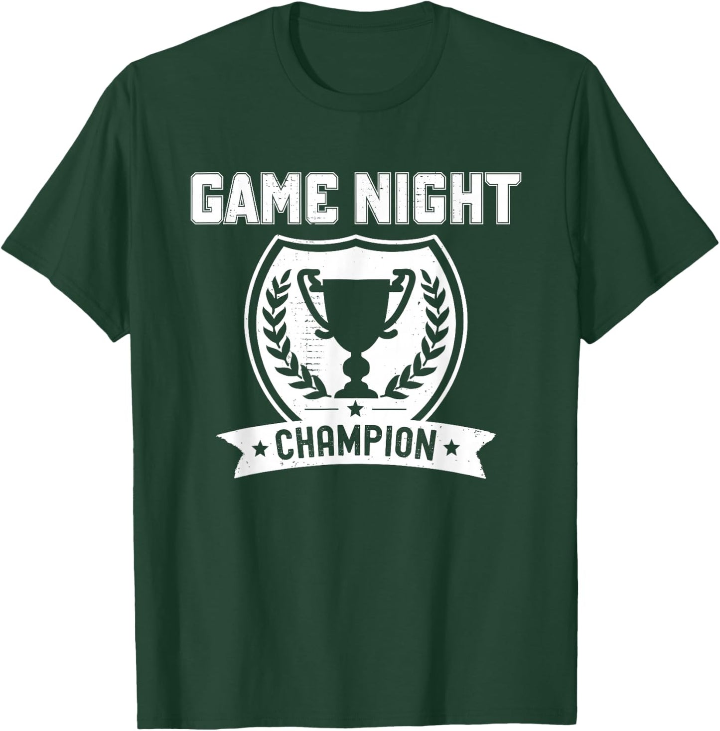 Game Night Champion Funny Gift The Winner T-Shirt - T-Shirt | Forest