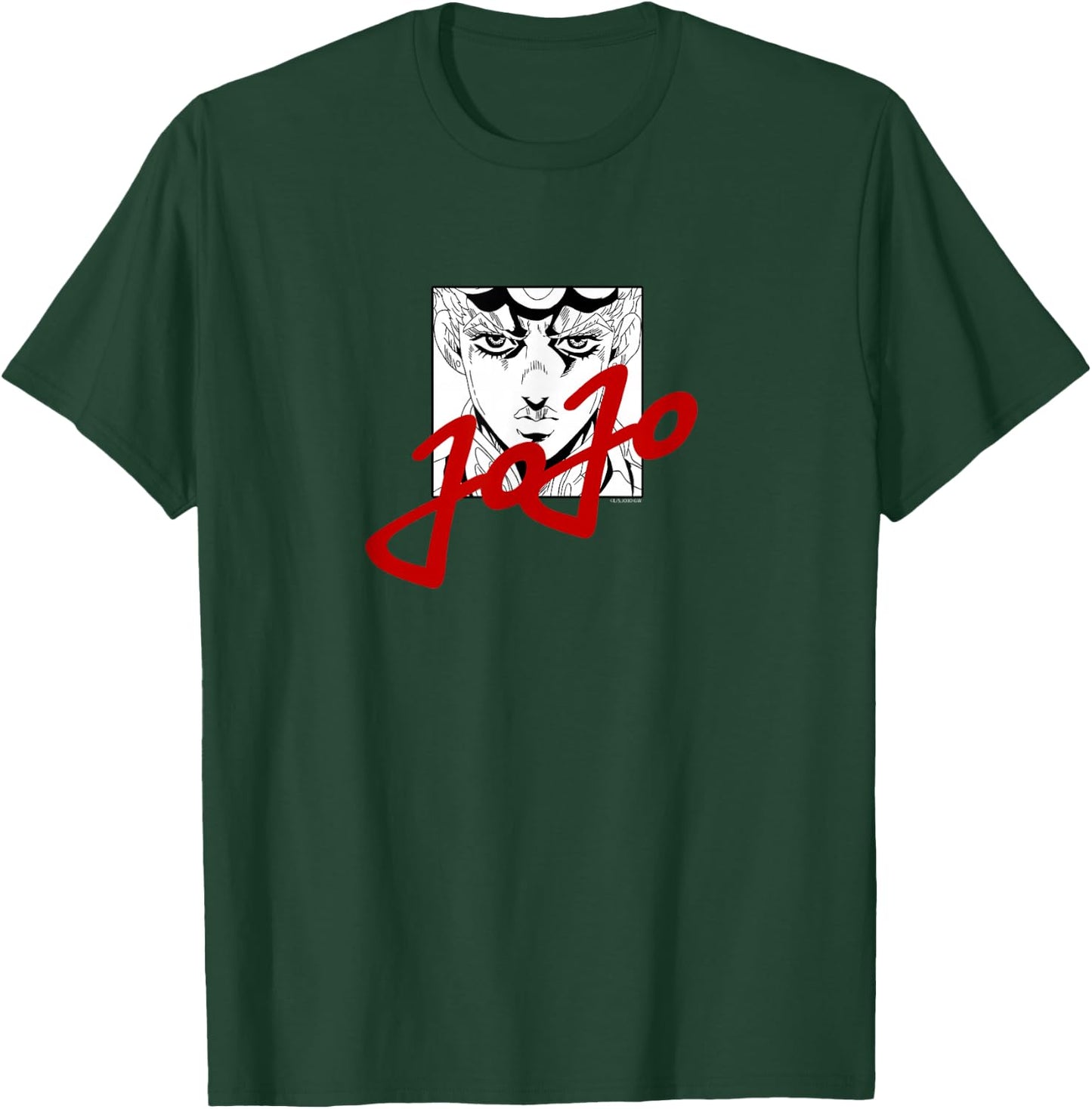 JoJo's Bizarre Adventure Giorno JoJo Script Anime T-Shirt - T-Shirt | Forest