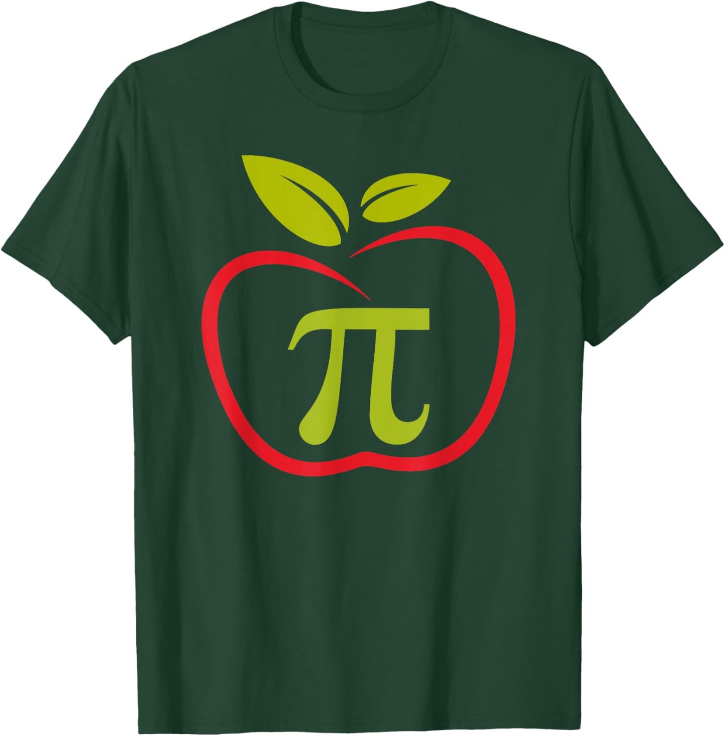 Apple Pi - Apple Pie - Funny Pi day math pun - Mathematics T-Shirt - T-Shirt | Forest