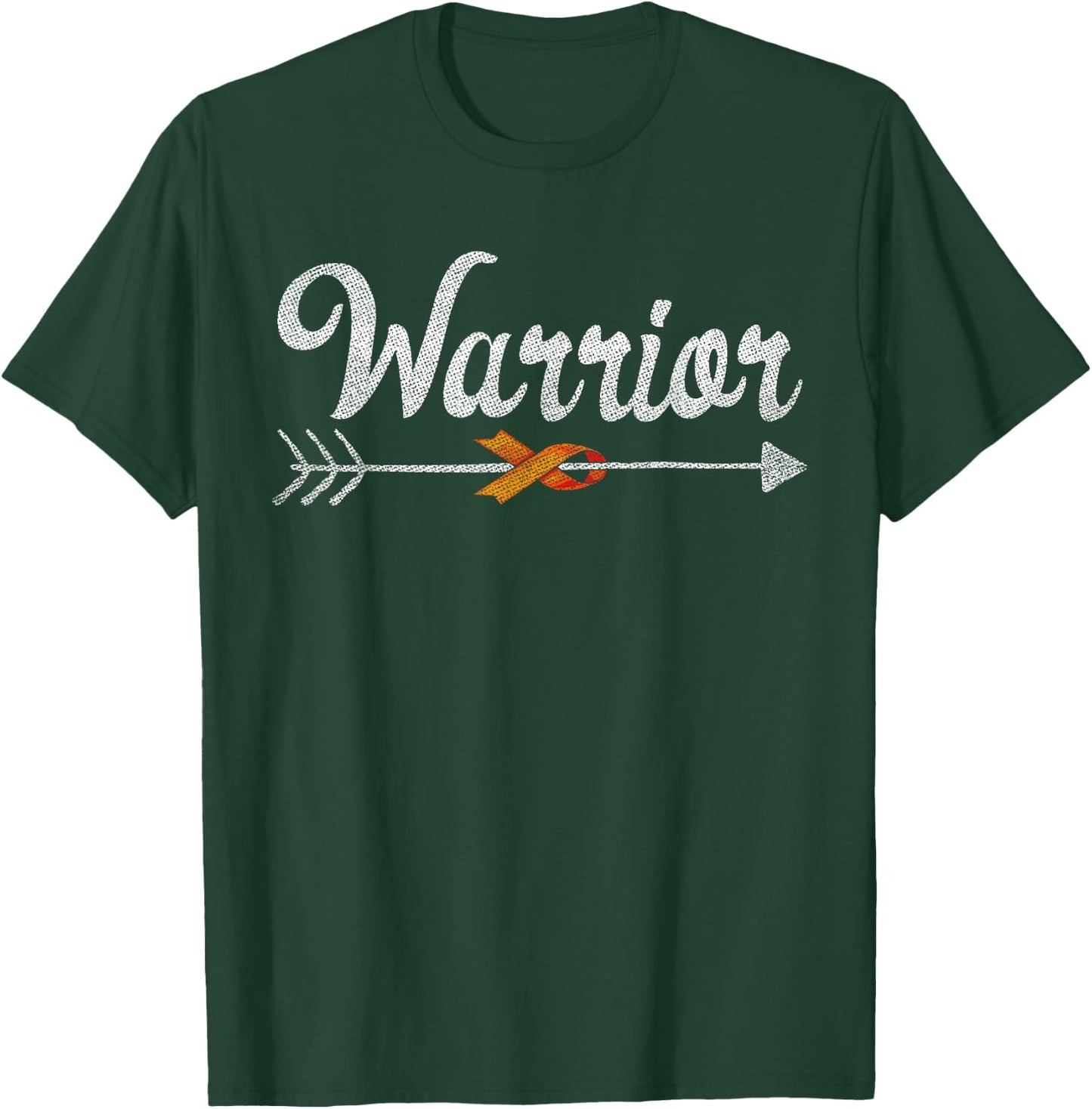 Kidney Cancer Awareness Support Gift Warrior T-Shirt - T-Shirt | Forest