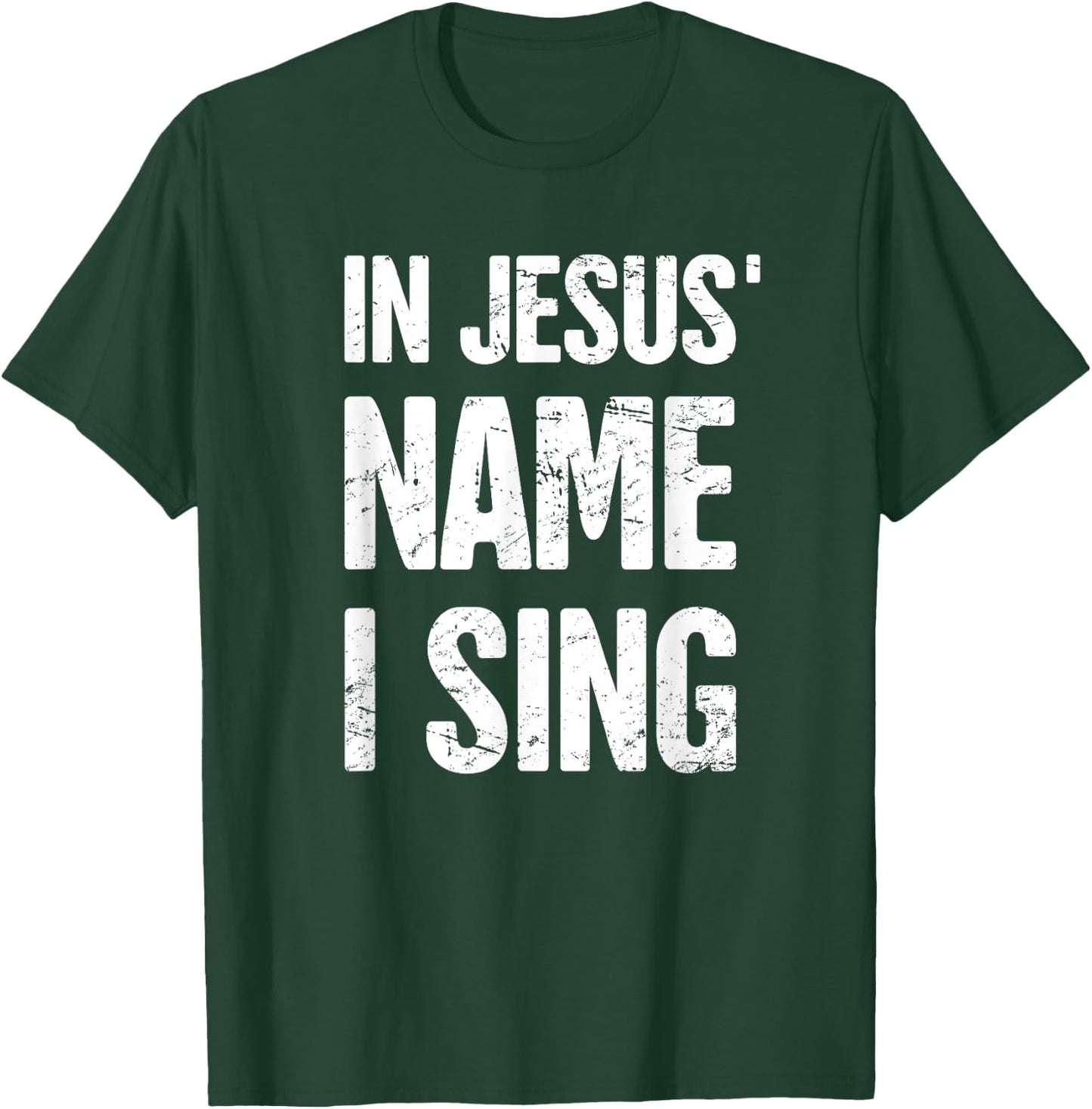 Christian Band Vocalist / Church Choir T-Shirt - T-Shirt | Forest