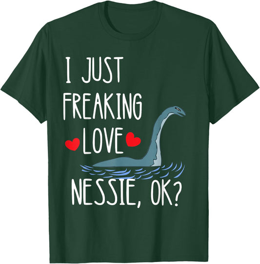 Loch Ness Monster Nessie Scotland Irish Fabulous Creatures T-Shirt - T-Shirt | Forest