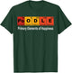 Poodle Dog Science Funny Periodic Table Men Women Girls Kids T-Shirt - T-Shirt | Forest