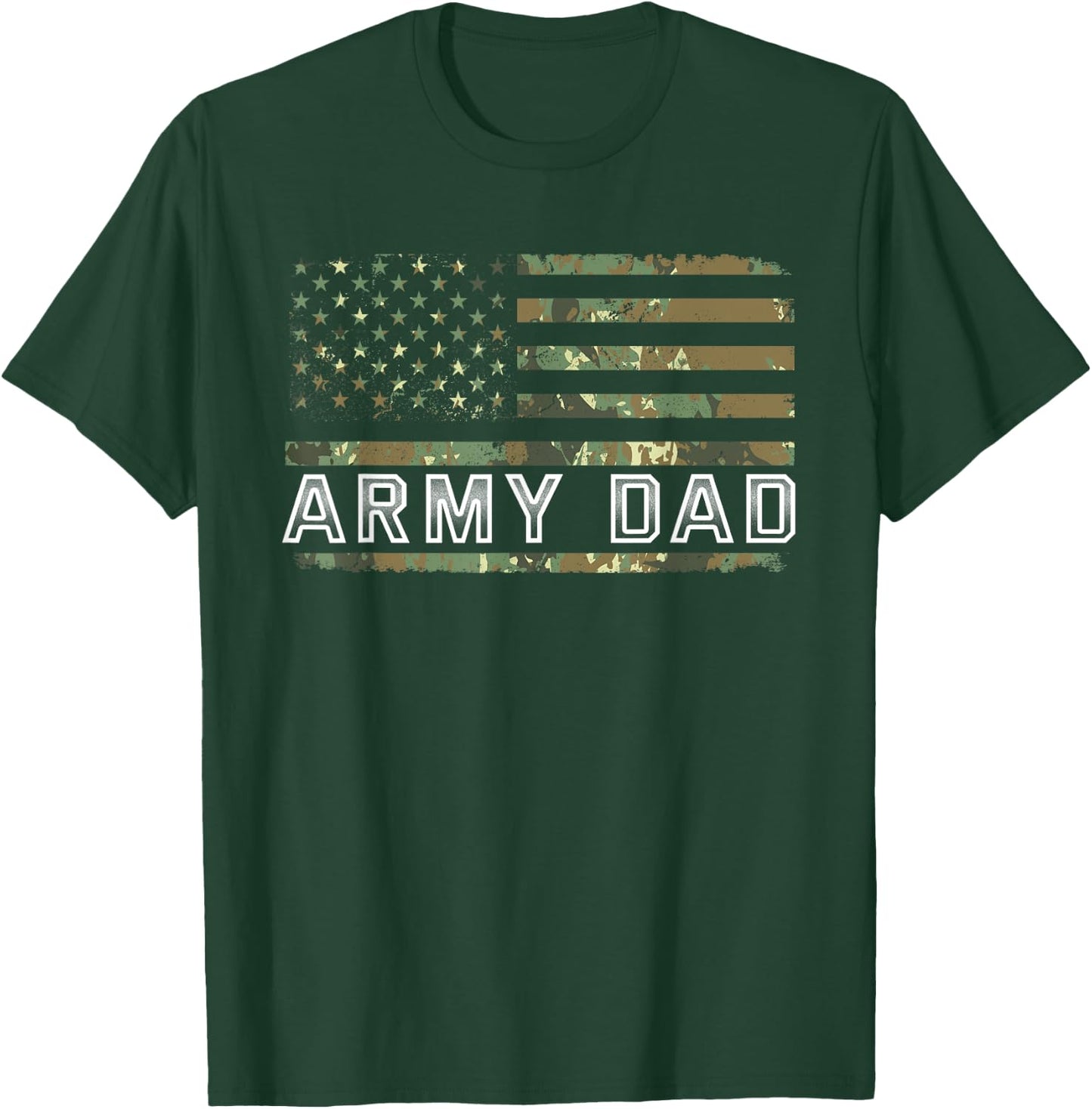 Army Dad Fathers Day T-Shirt - T-Shirt | Forest