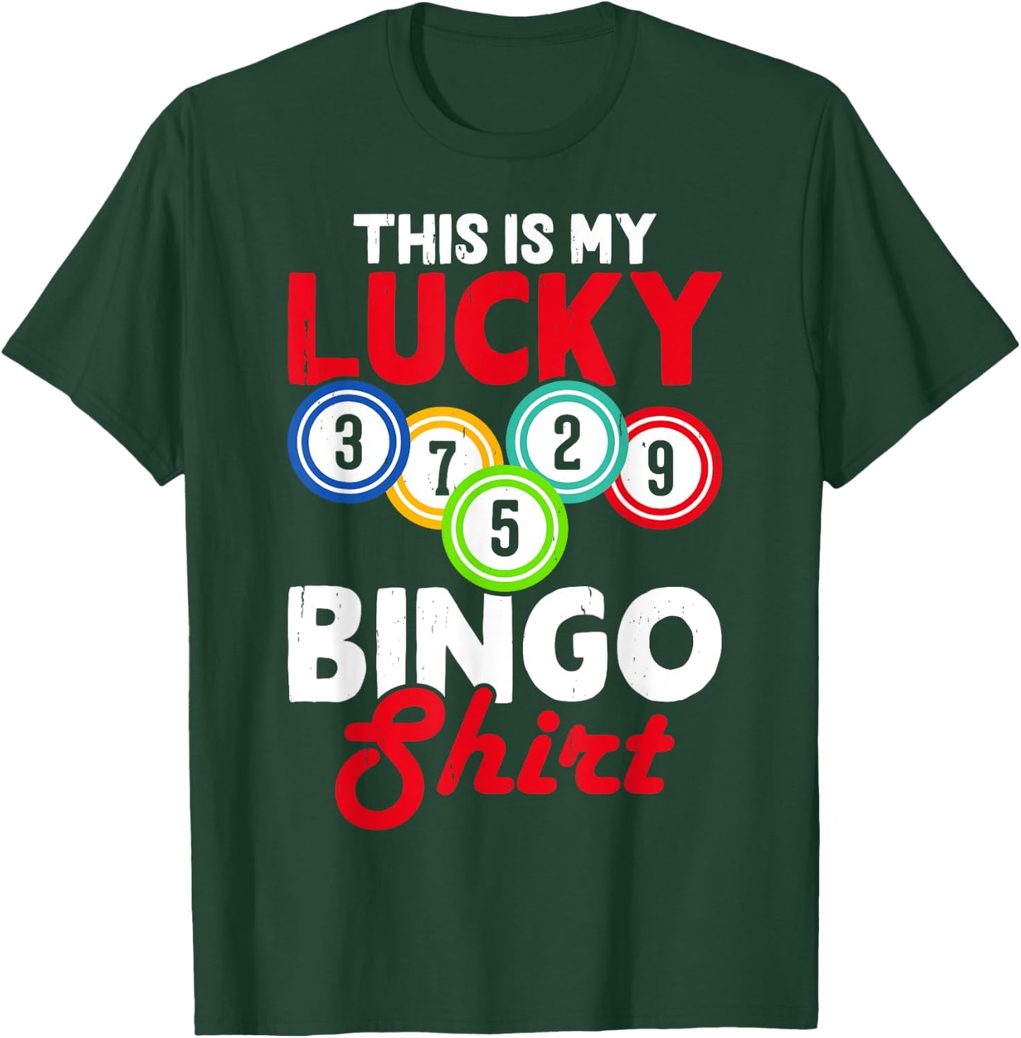 This Is My Lucky Bingo Shirt T-Shirt - T-Shirt | Forest