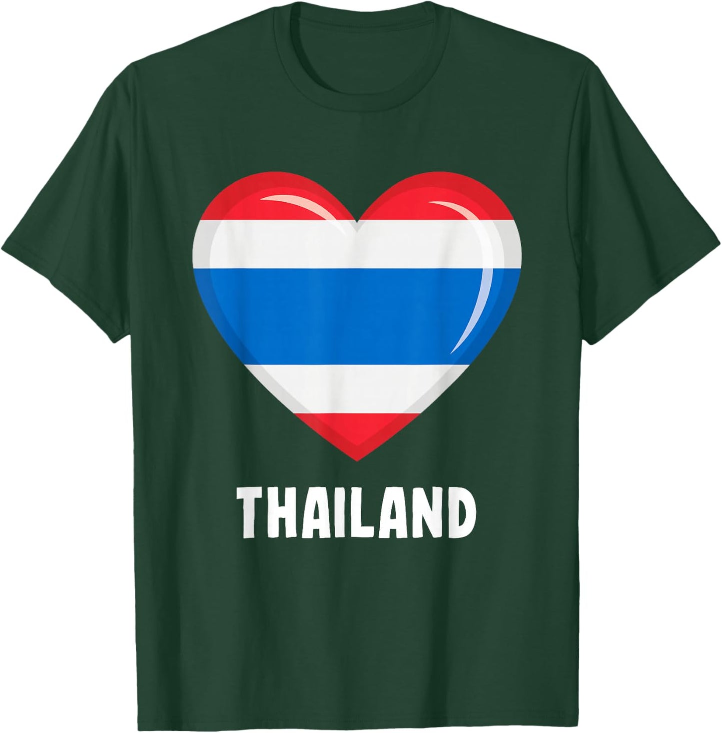 Thailand Flag Shirt | Thai T-Shirt - T-Shirt | Forest