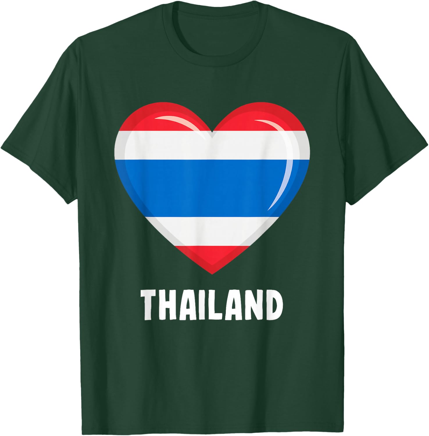 Thailand Flag Shirt | Thai T-Shirt - T-Shirt | Forest