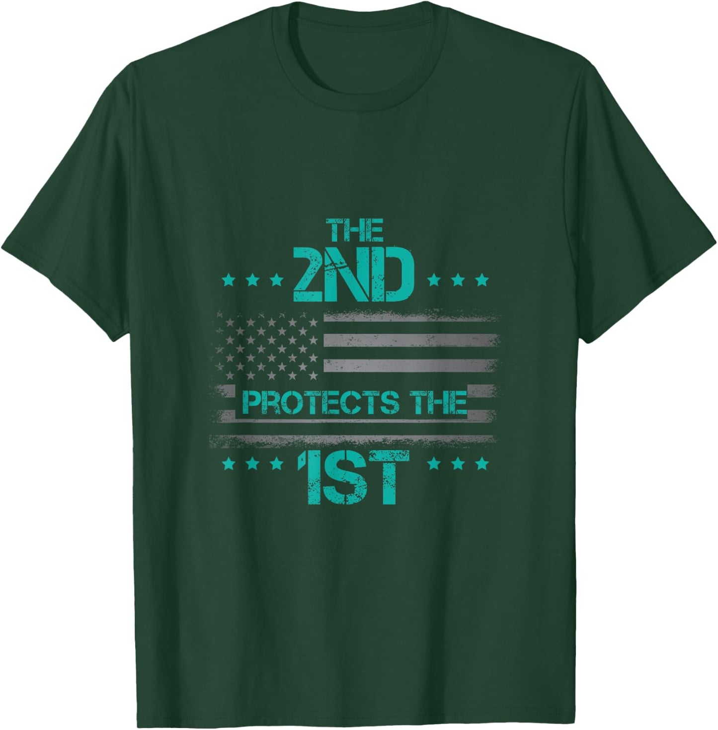 The 2nd Protects The 1st T-Shirt - T-Shirt | Forest