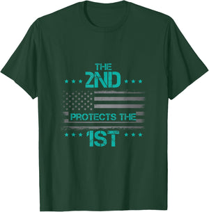 The 2nd Protects The 1st T-Shirt - T-Shirt | Forest