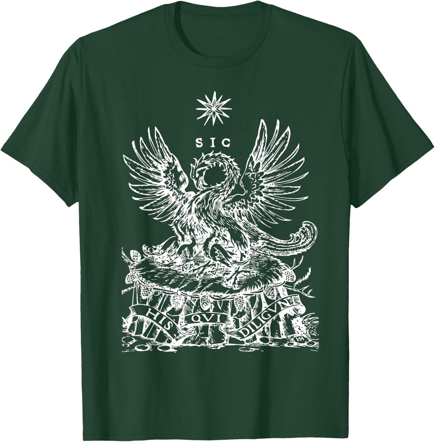 Pelican in Her Piety Traditional Latin Mass Catholic Symbols T-Shirt - T-Shirt | Forest