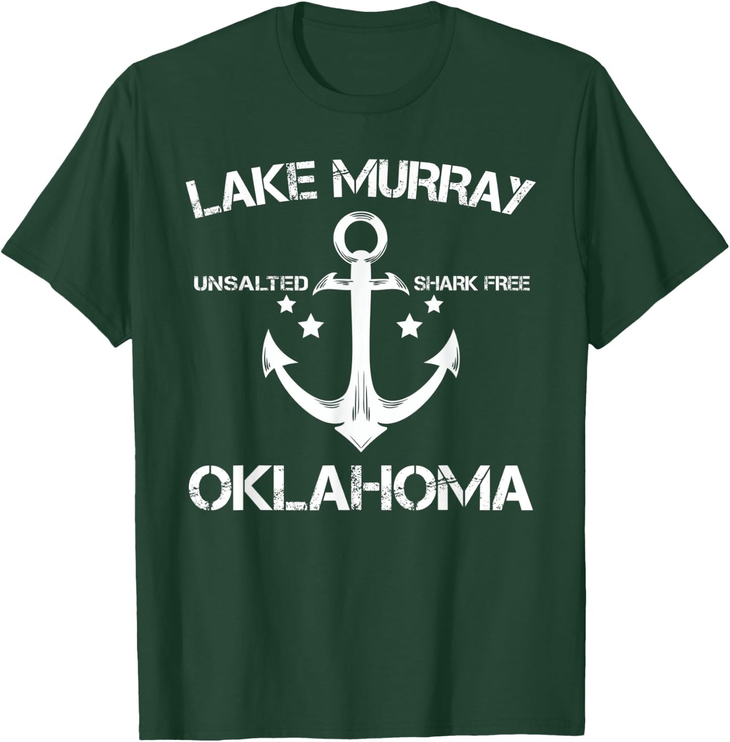 LAKE MURRAY OKLAHOMA Funny Fishing Camping Summer Gift Men Women Kids T-Shirt - T-Shirt | Forest