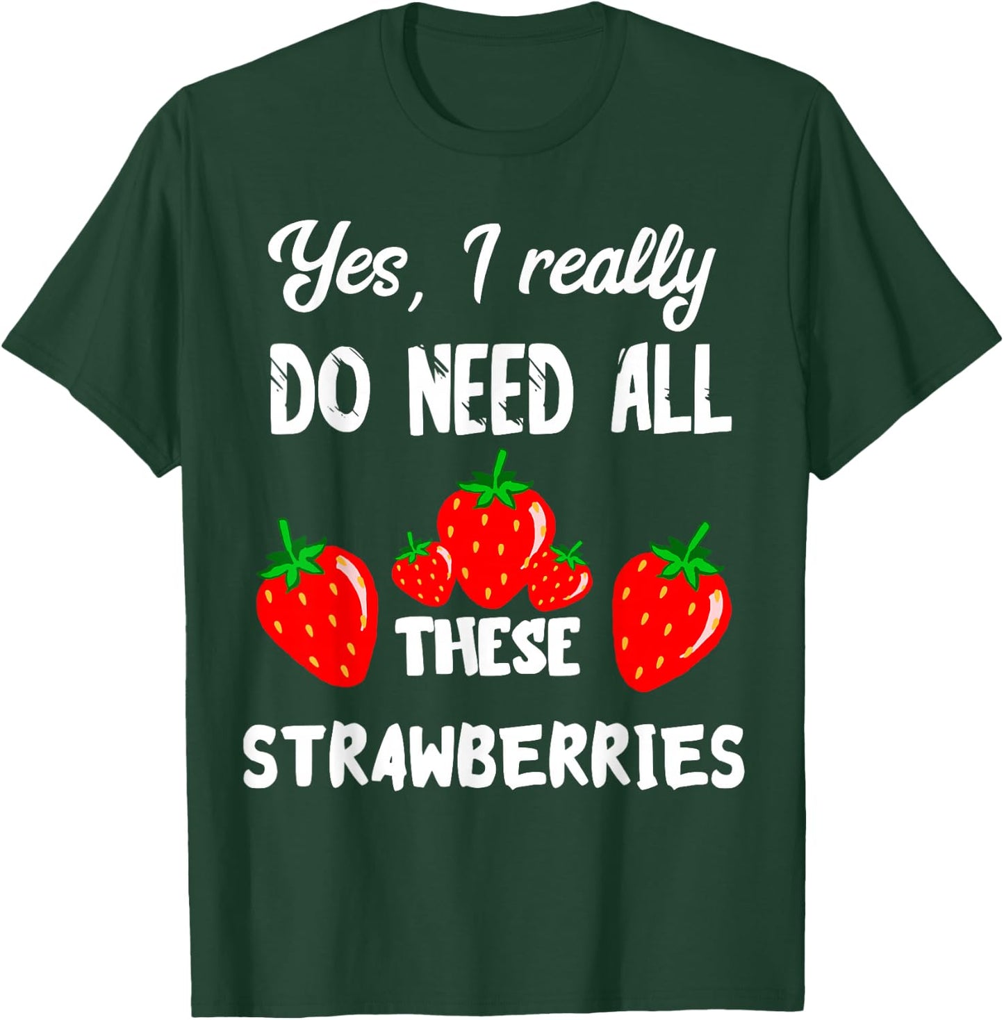 Sweet Strawberry Summer Fruits Delicious Strawberries Fruit T-Shirt - T-Shirt | Forest