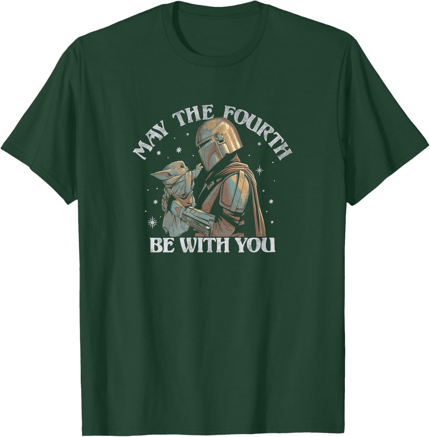 Star Wars The Mandalorian May The Fourth Be With You Stamp T-Shirt - T-Shirt | Forest