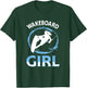 Wakeboard Girl - Wakeboard Lake Wakeboarding Wakeboarder T-Shirt - T-Shirt | Forest
